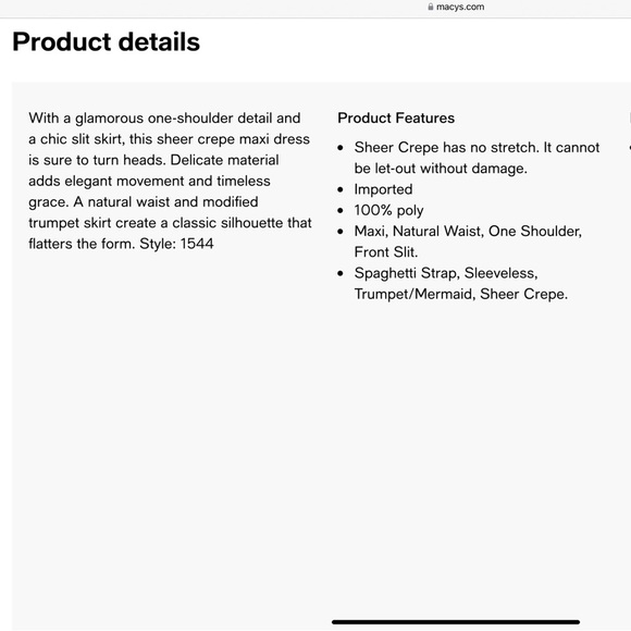 After Six One Shoulder Trumpet Gown With Front Slit Vineyard Green 8R - Picture 12 of 12